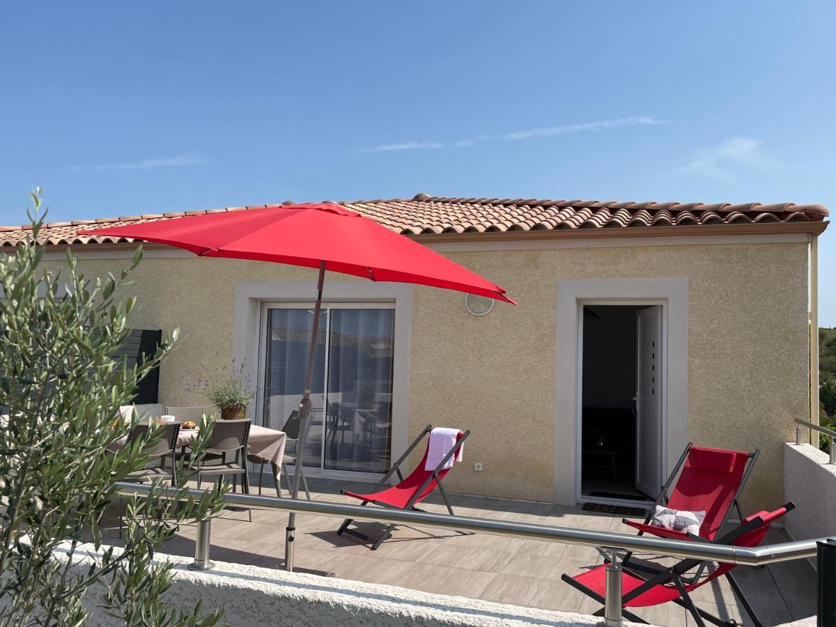 Val Des Bruyeres - 15mn Pezenas Avec Terrasse Et Cour Close - Parking Privatif Securise - Wifi Ftth Gratuit * Neffies
